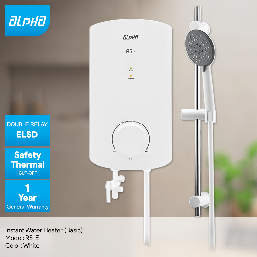 KM Lighting - Product - Alpha Instant Water Heater (Basic) - (RS-E White)