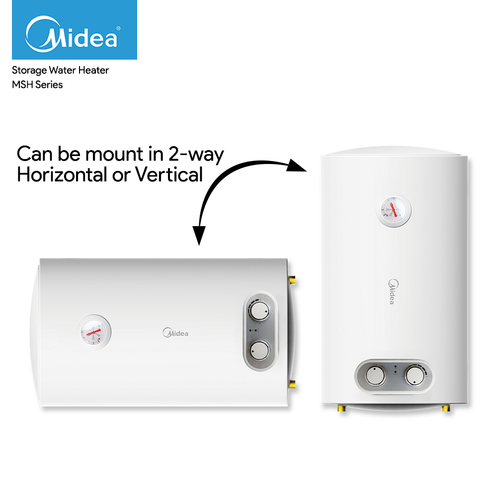 KM Lighting Product Midea Storage Water Heater 30L MSH30VH 50L