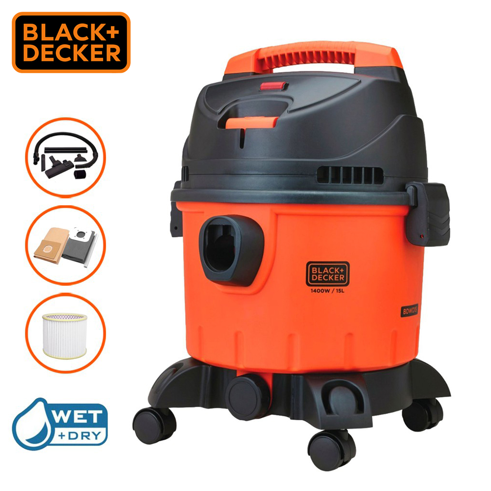 Black+Decker Vacuum Cleaner (Wet & Dry) with Blower function