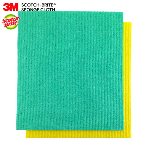 Scotch-Brite Sponge Cloths, 2/Pack