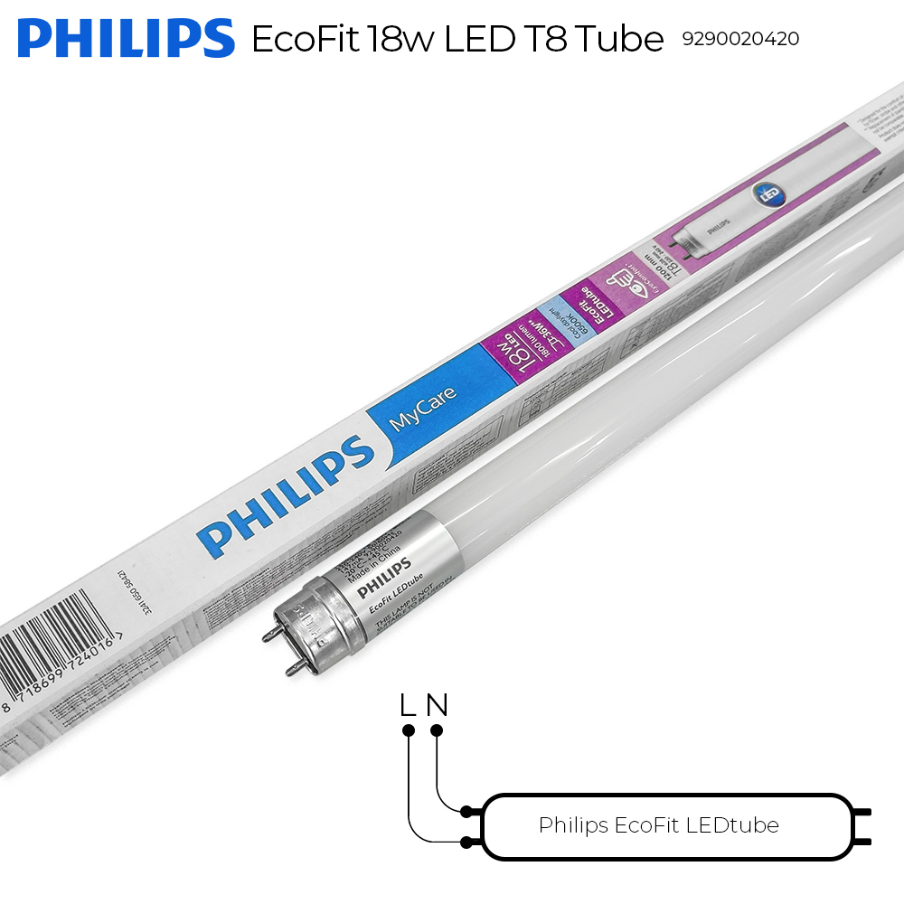 KM Lighting - Product - PHILIPS T8 Ecofit 1.2M 18W (9290020420)
