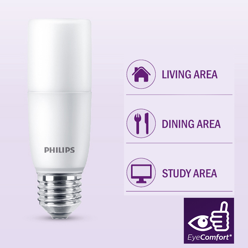 KM Lighting Product - Philips LED Stick Bulb E27 (7.5W / 9.5W /