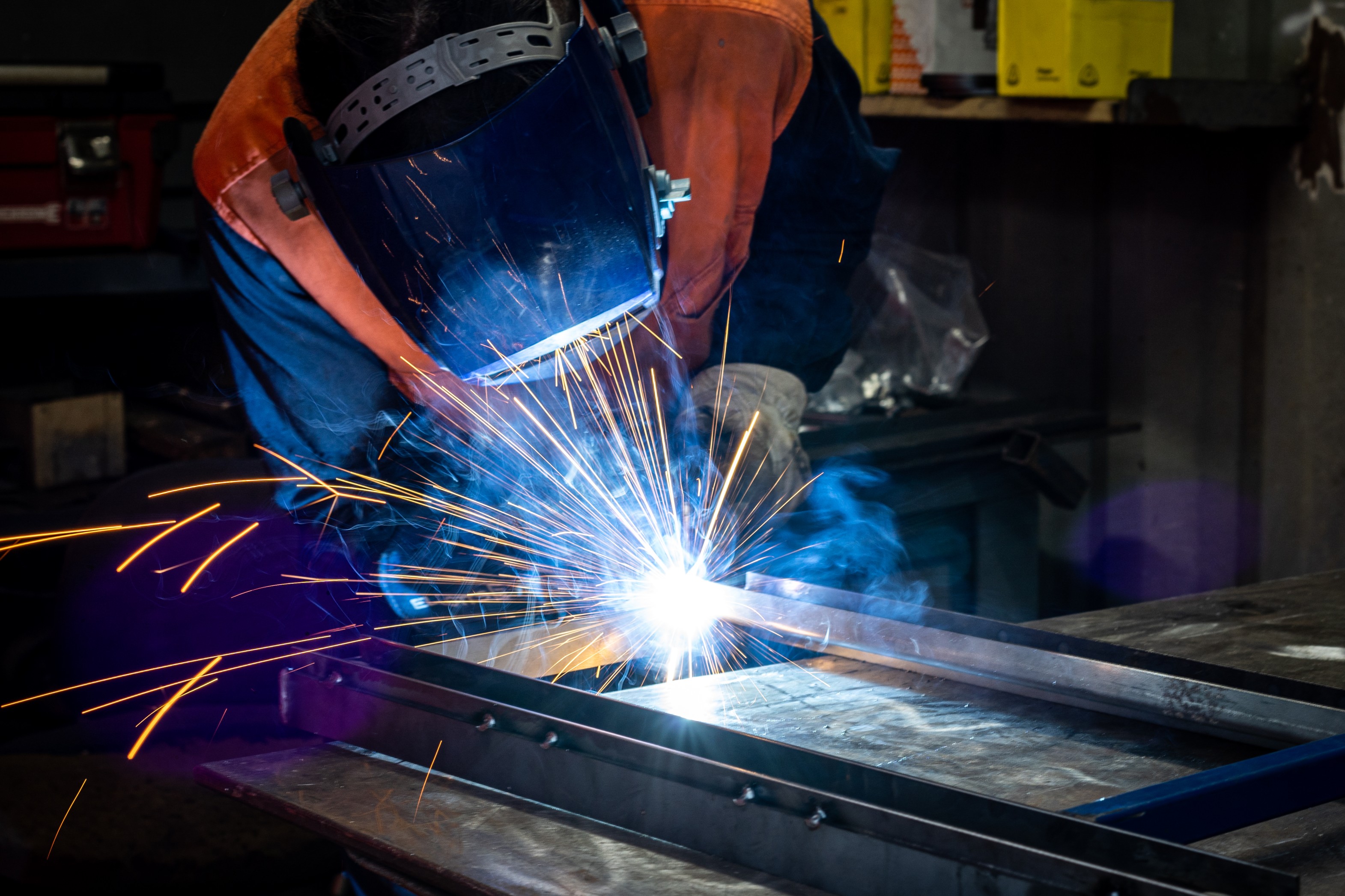 Welding splash