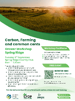 Carbon, Farming & common cents - Workshop series image