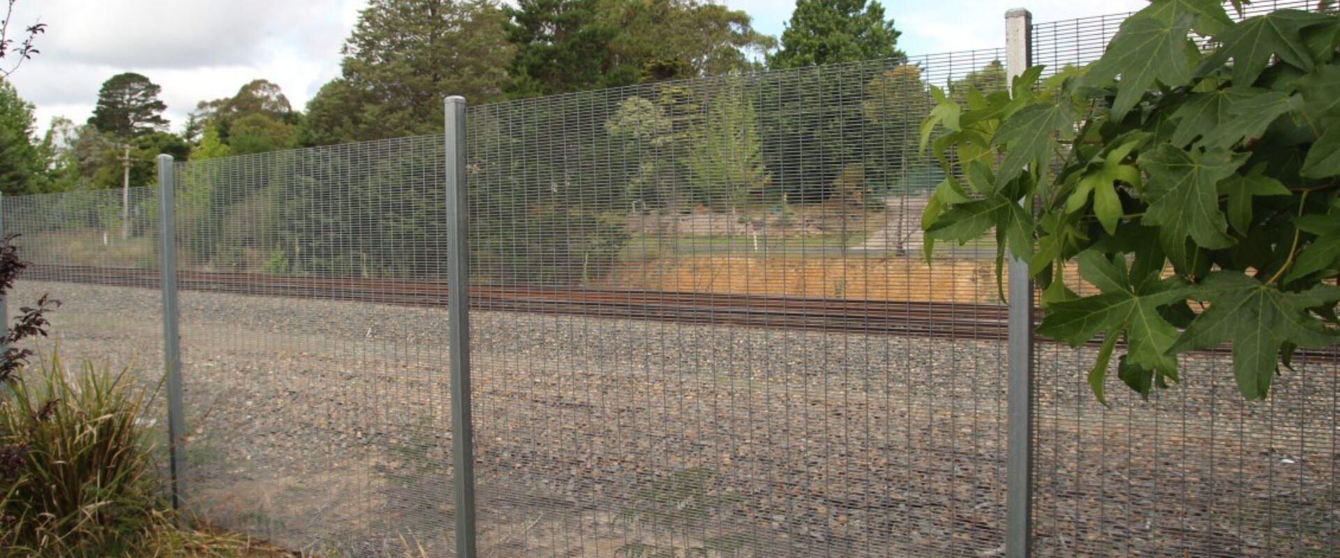 Perimeter security fencing just got a lot more cost effective: EconoMesh® 358 mesh fence system banner