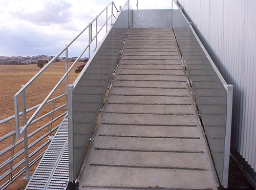 Full Concrete Entry Ramp