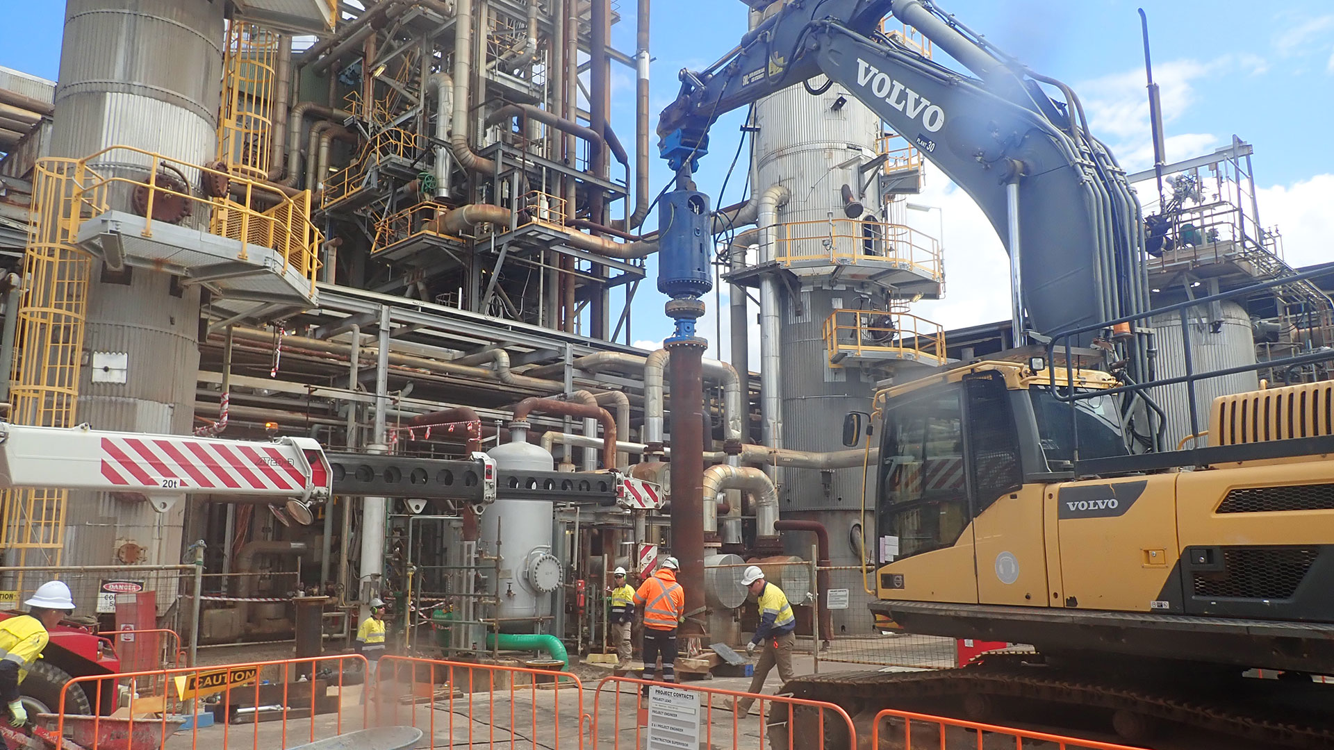 Orica HTS Upgrade – Kooragang Island splash