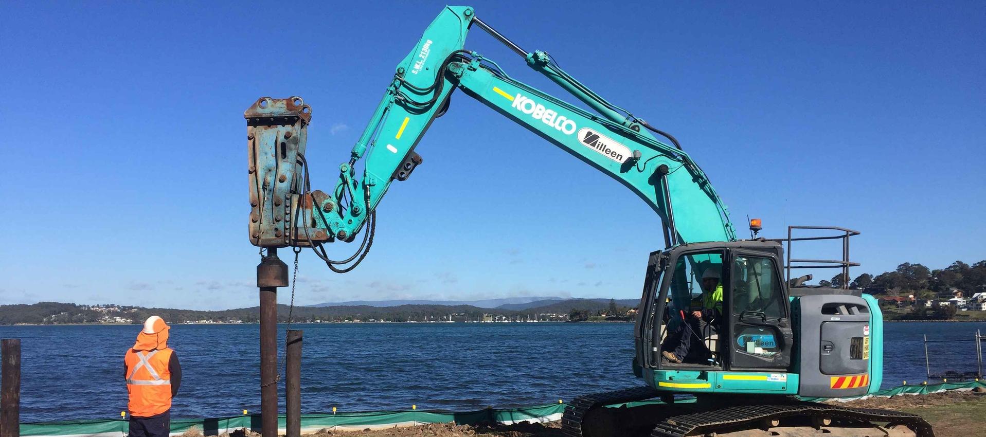 DRIVEN PILES splash