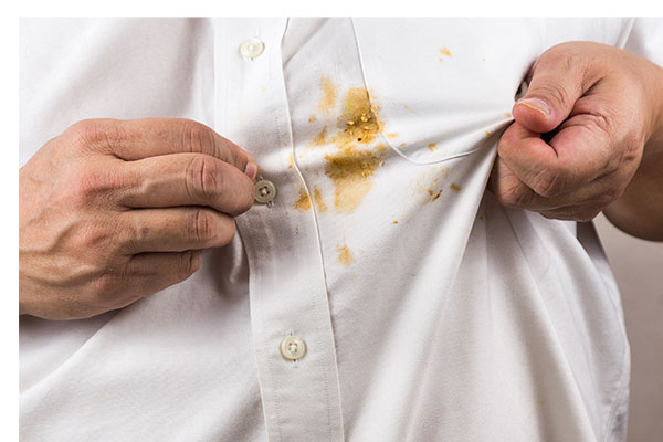 Stains on your shirt