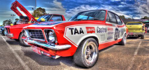 Australian Peter Brock Holden Torana Xu-1 race car. Peter Brock was Australia s most famous race car driver winning the Bathurst 1000 a record 9 times earning him the nickname of King of the Mountain