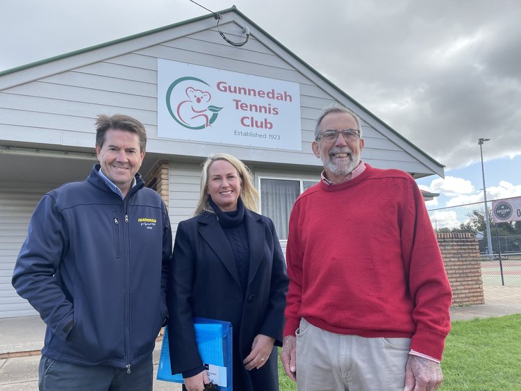 More courts up in lights in Gunnedah Tennis Club icon