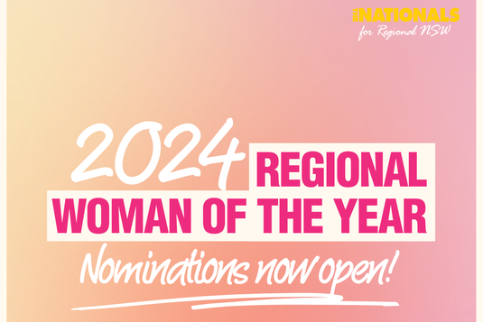 APPLICATIONS OPEN FOR REGIONAL WOMAN OF THE YEAR icon