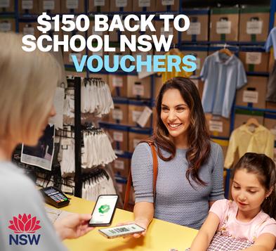 REMINDER TO PARENTS TO TAP INTO NSW GOVERNMENT VOUCHERS icon