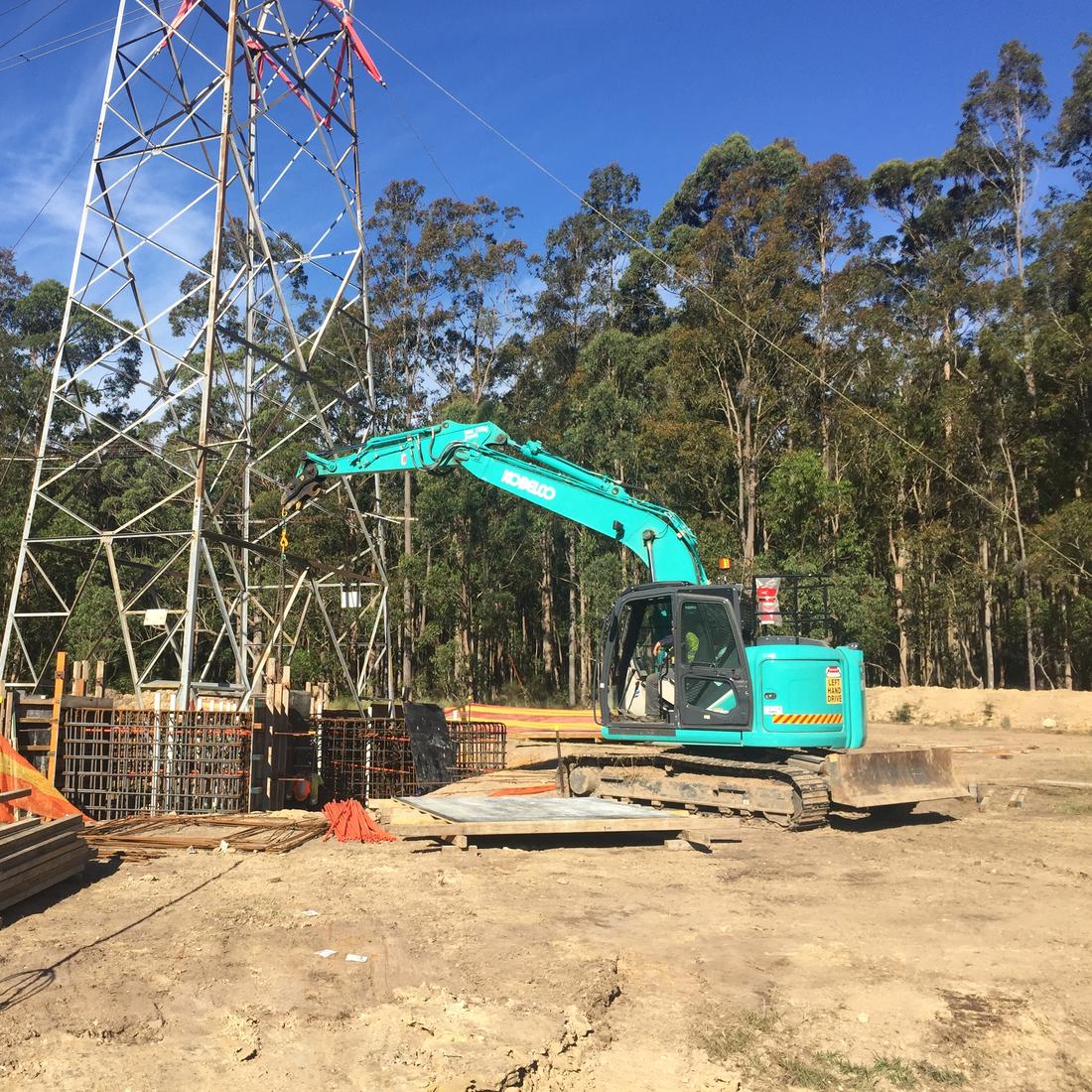 Mandalong Transmission Line 24 Cruciform Footings image