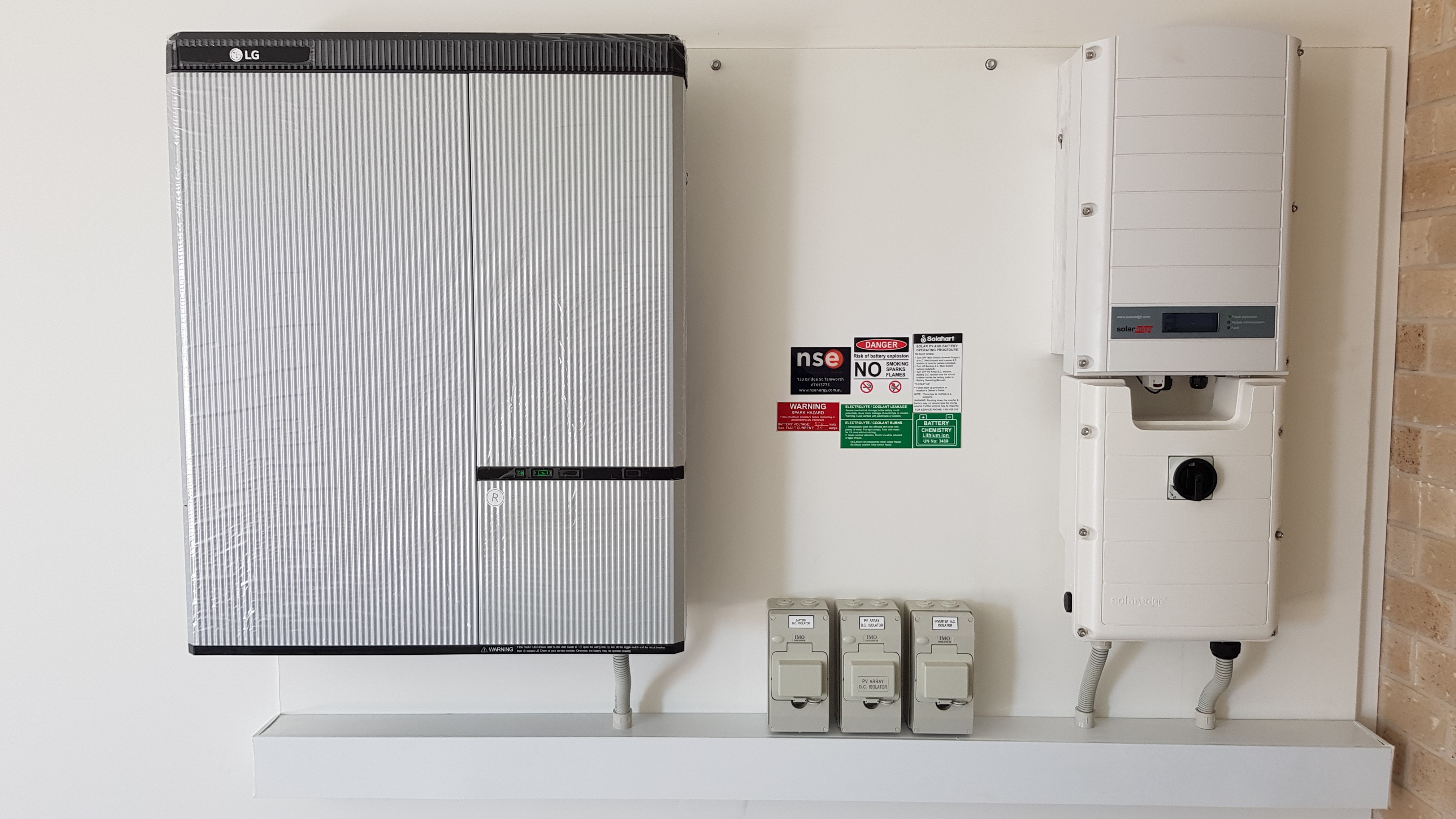 Warrall NSW 8.12Kw + Solar Edge B2 & LG Chem 10HV battery storage