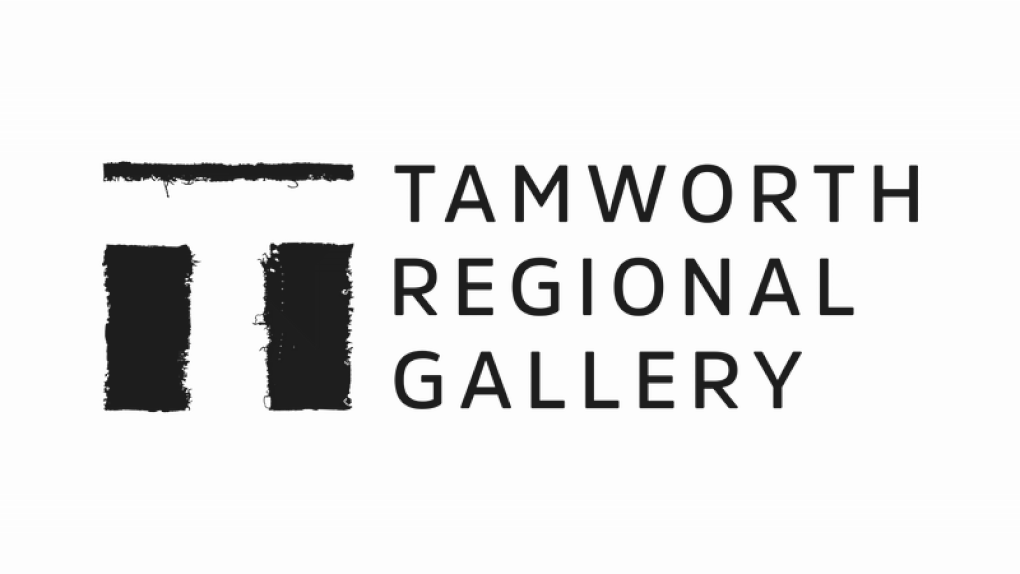 Tamworth Regional Gallery - animated icons cycling through T, R, G. 