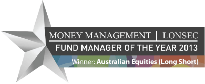 2013 - Lonsec Fund Manager of the Year - Winner