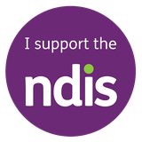 I support the NDIS logo