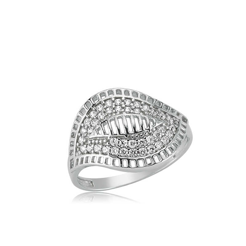 Women’s Silver Leaf Design Ring