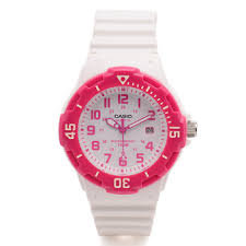 Women’s Pink Case White Sport Watch