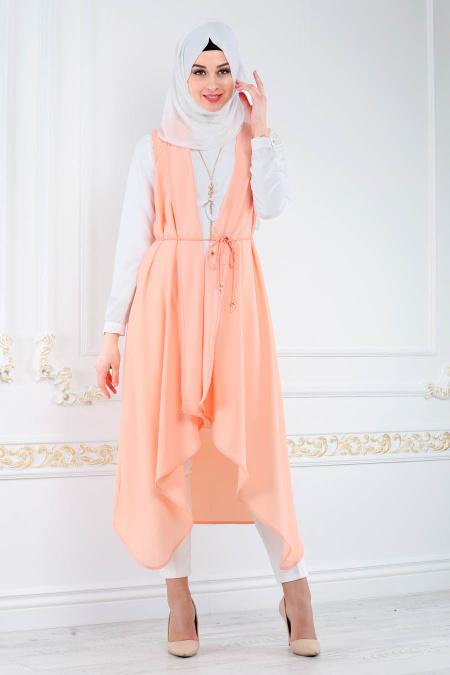 new kenza salmon pink hijab tunic 5052smn tunk new kenza 41543 15 B 1604097859325