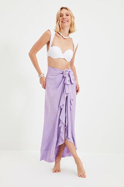 Women’s Ruffle Lilac Skirt