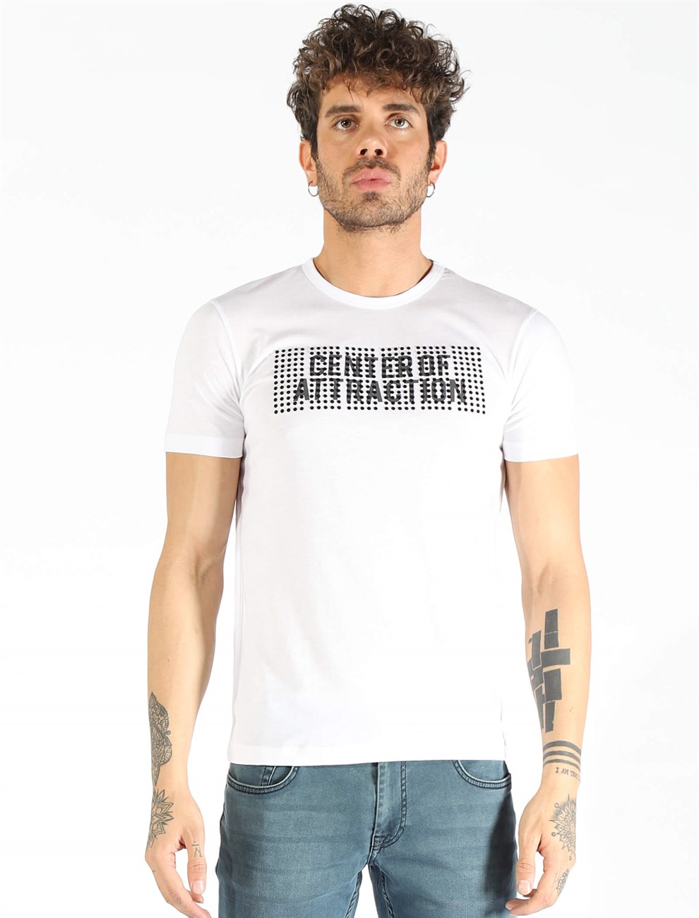 Men’s Crew Neck White T-shirt