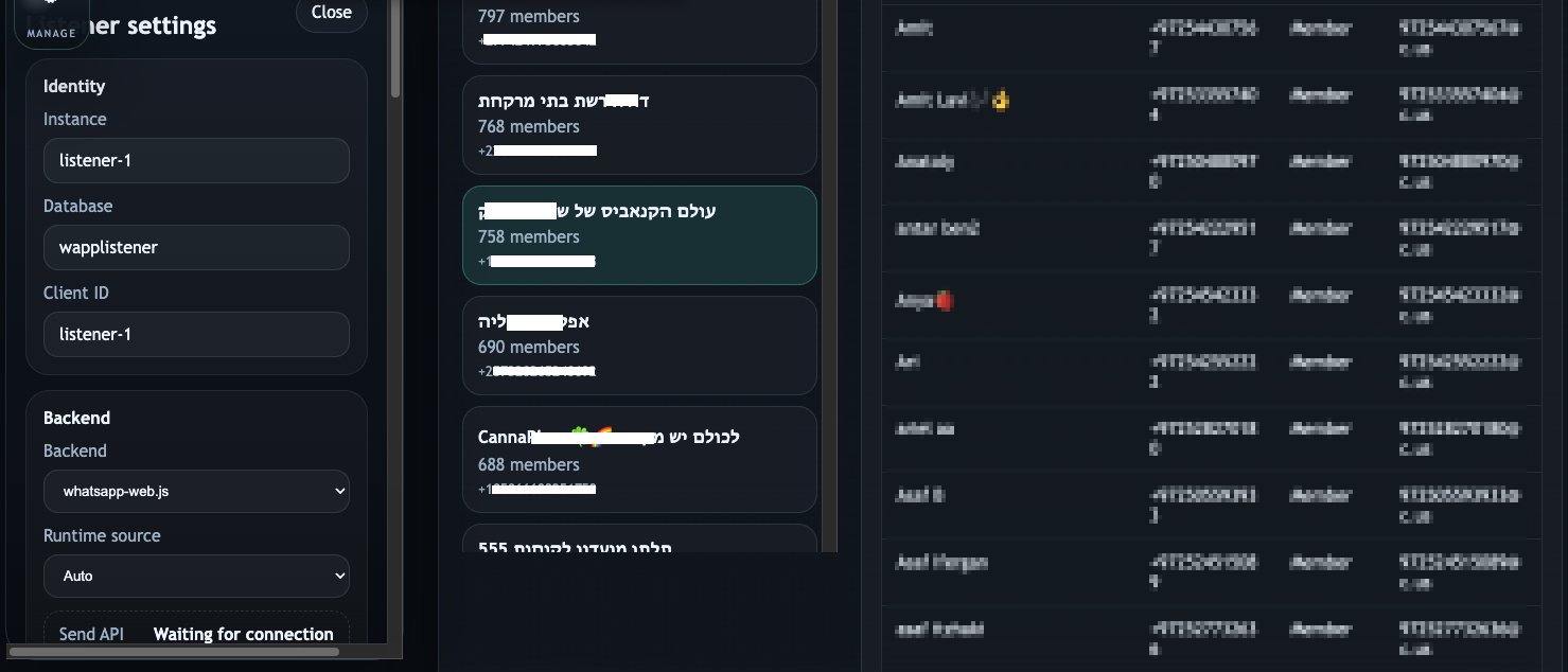 קבוצת וואטסאפ נוספת מתוך המאגר