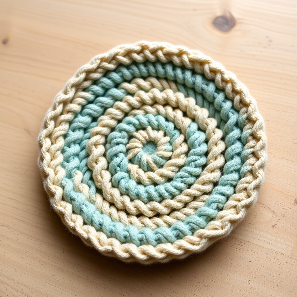 Spiral Shell Scrubby Free Knitting Pattern – Oceanic Texture