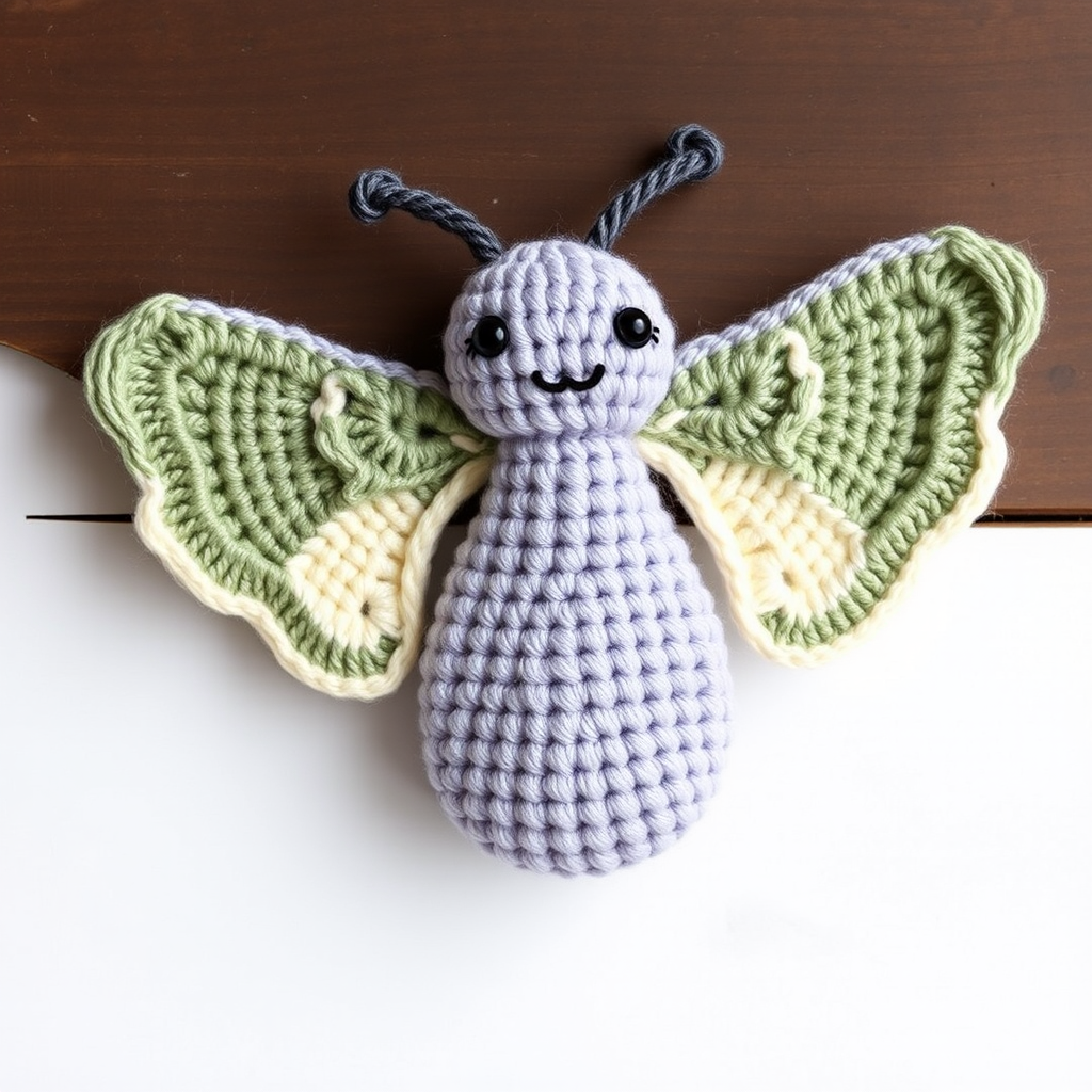Whimsical Woodland Moth Free Pattern – Crochet a Dreamy Night Flutter