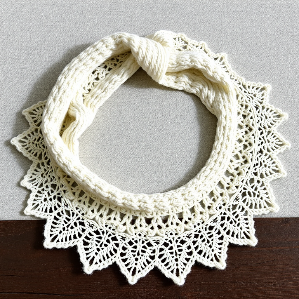 Frosted Fern Lace Wrap Free Knitting Pattern – Winter Botanical Shawl