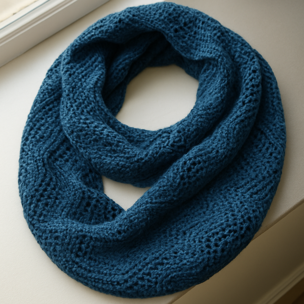 Whimsical Waves Chunky Infinity Scarf Free Pattern