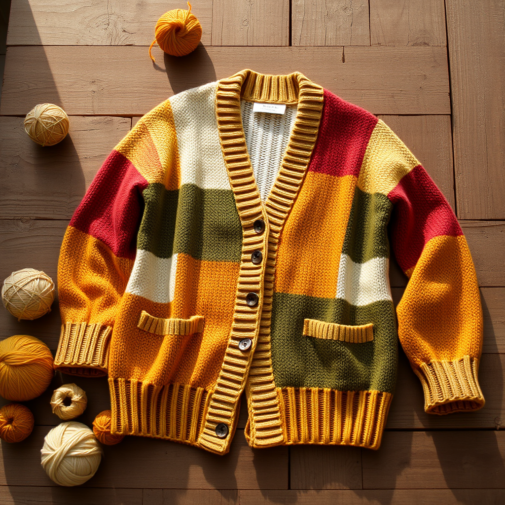 The Harvest Moon Patchwork Cardigan Free Pattern