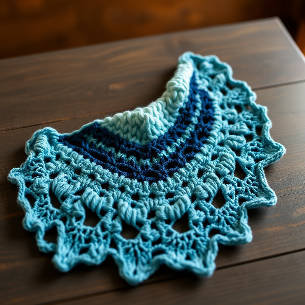 The Blue Belle Lace Shawl: A Free Knitting Pattern for a Flowing, Ocean-Inspired Wrap
