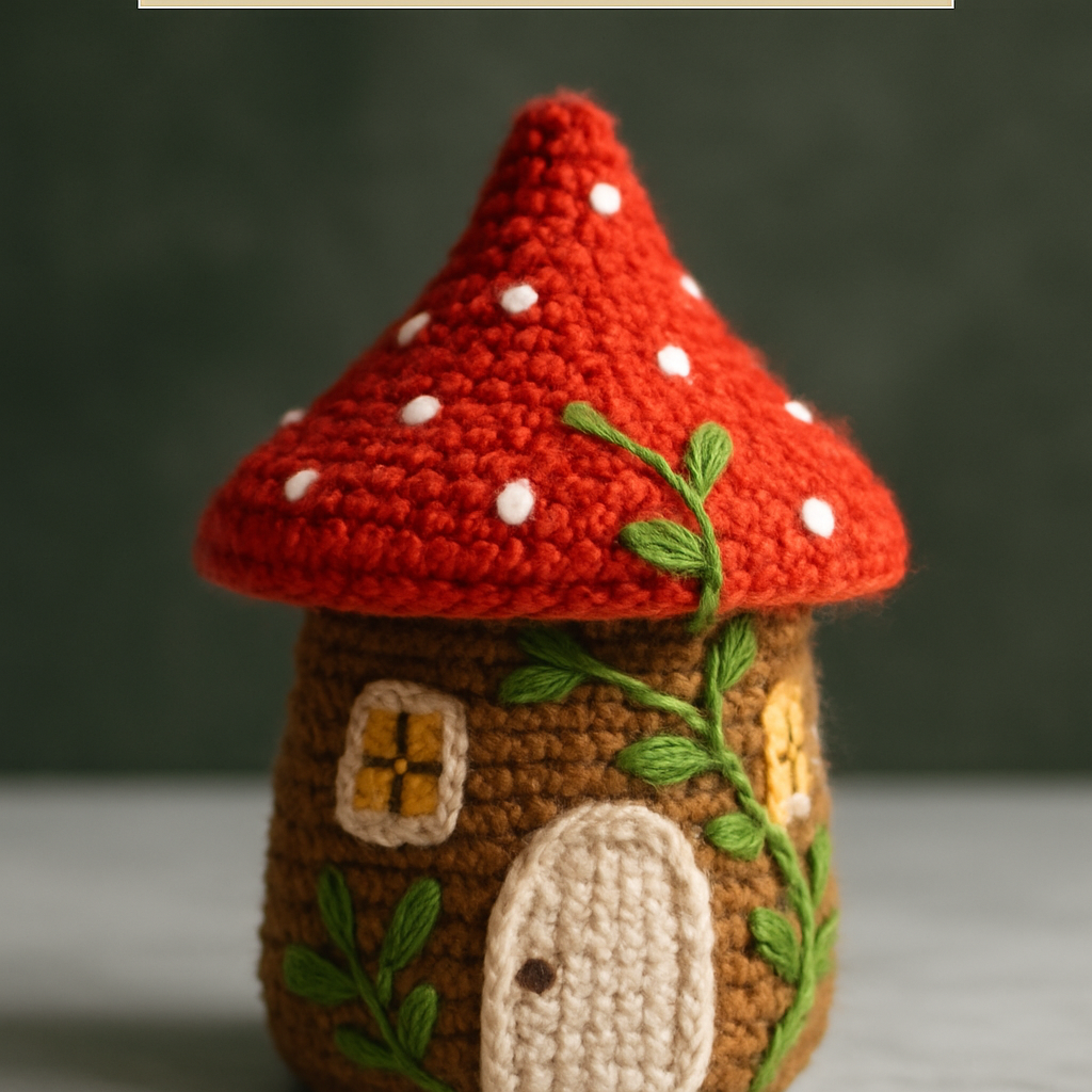 Free Pattern: Enchanted Forest Fairy House Amigurumi