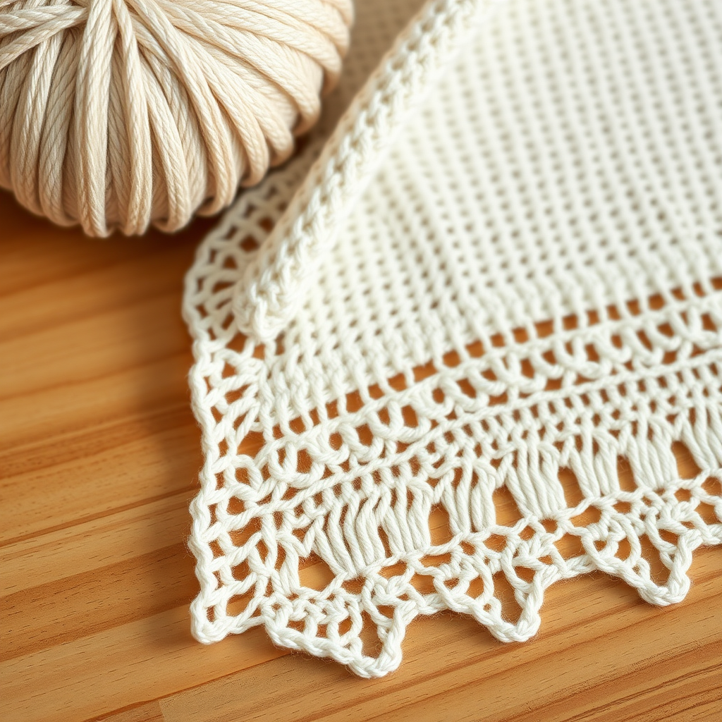 Elegant Crochet Lace Edging Pattern