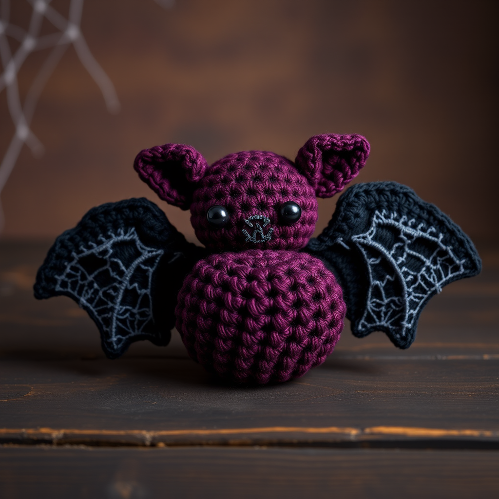 Midnight Lace Bat Amigurumi Free Pattern