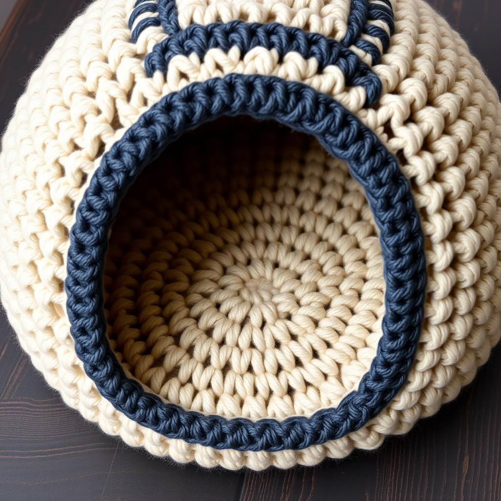 The Whisker Haven: A Free Pattern for a Cozy Crochet Cat Cave