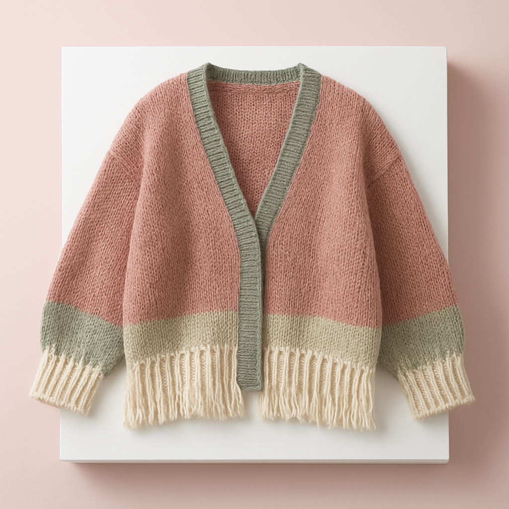 Free Pattern: Dark Academia Fringe Cardigan