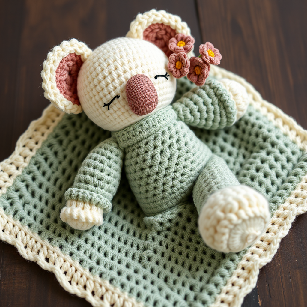 Willow & Wren Crochet Koala Lovey Free Pattern – Heirloom Baby Comfort Toy
