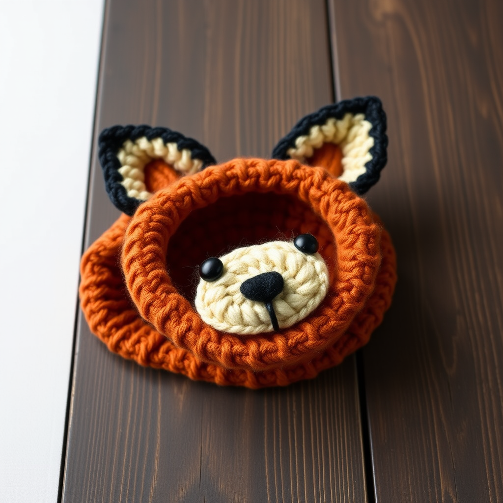 Whimsical Woodland Fox Dog Snood Free Pattern