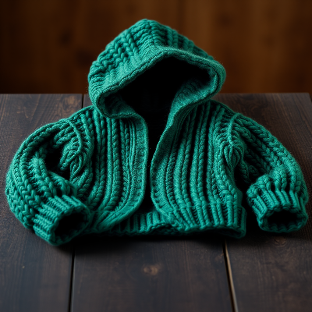 Enchanted Forest Baby Hooded Cardigan Free Pattern