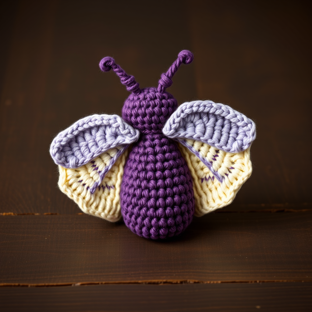 Moonlit Moth Amigurumi Free Pattern – Crochet a Glowing Night Visitor