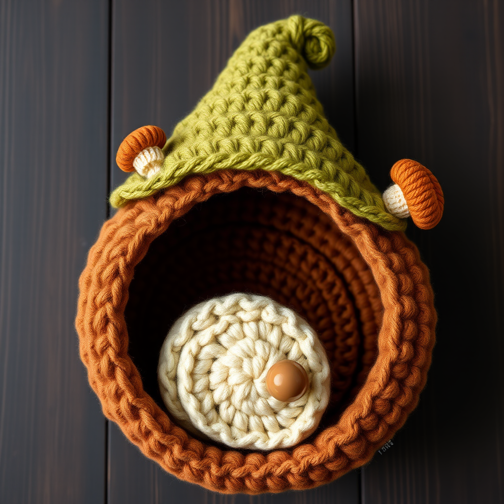 Whimsical Woodland Gnome Home Free Pattern