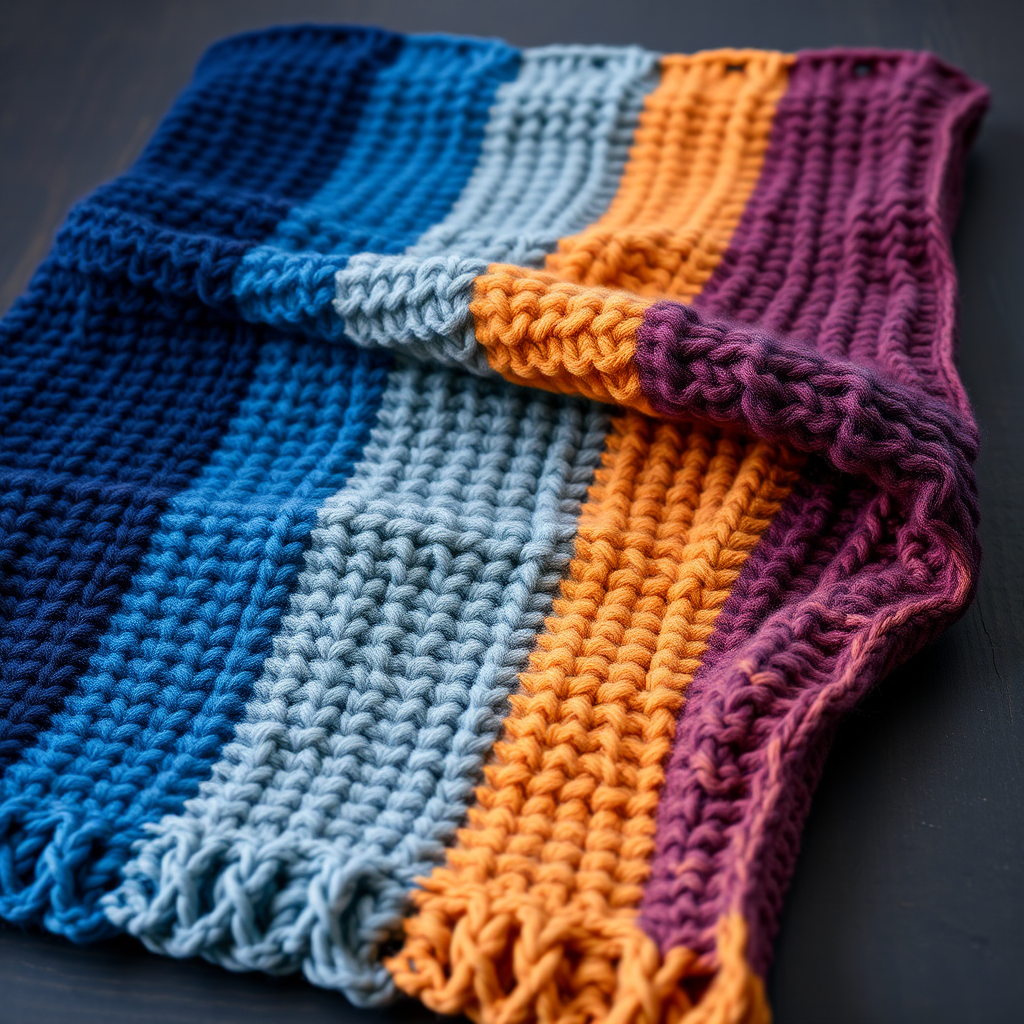 Starlight Ember Camping Blanket Free Pattern – Knit a Cozy Night-Sky Throw