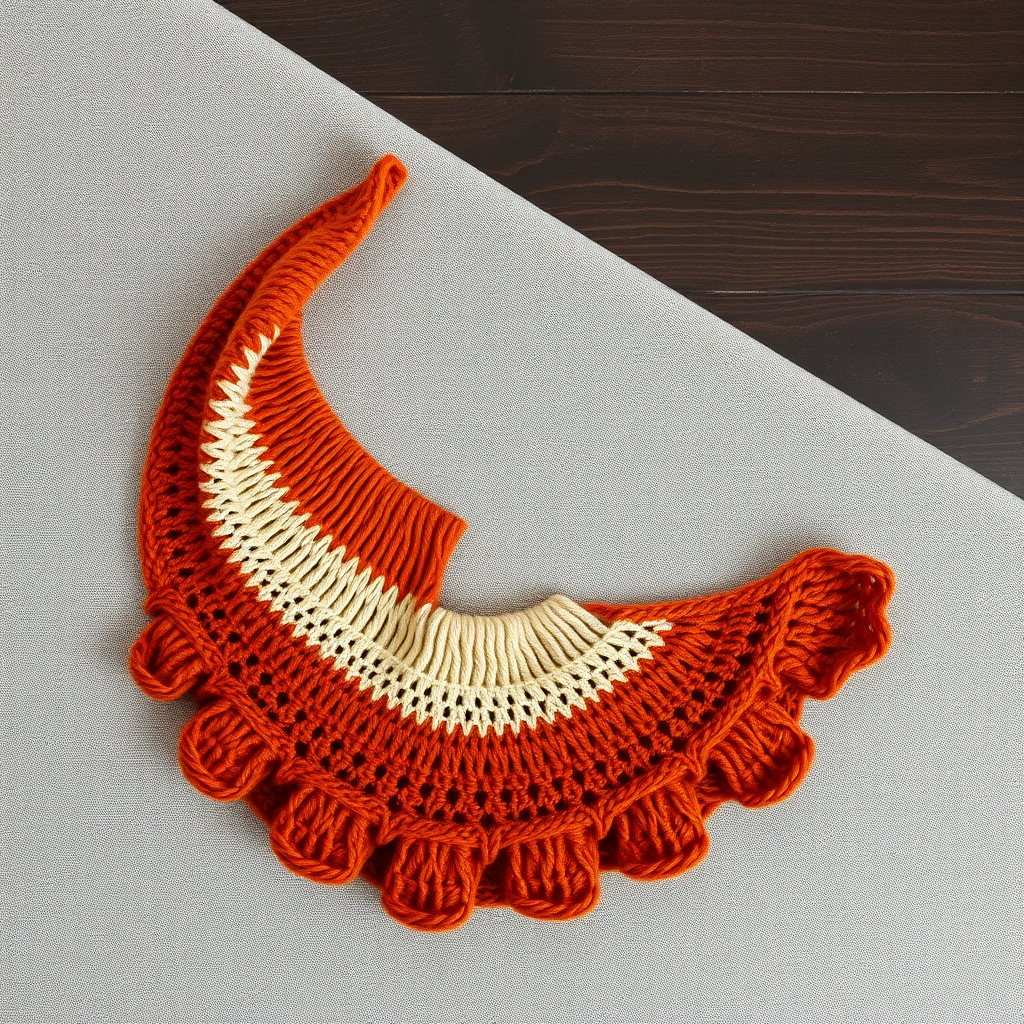 Ember Dune Crescent Shawl Free Pattern – Knit a Desert Sunset Wrap