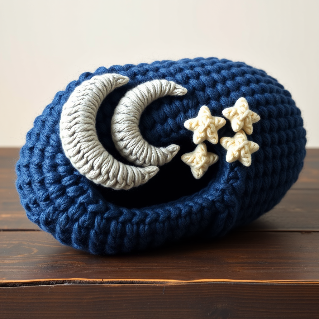 Celestial Slumber Cloud Amigurumi Free Pattern – Knit a Dreamy Night Sky Companion