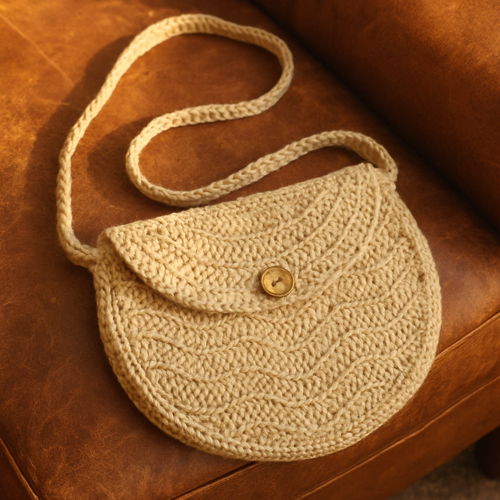 Lunar Waves Crossbody Boho Bag Free Pattern