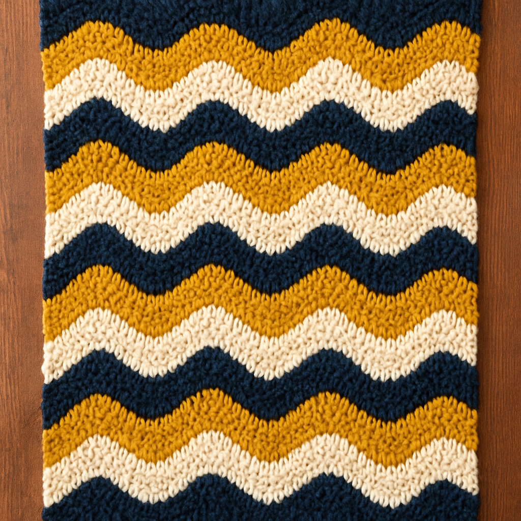 The Cosmic Ripple Blanket Free Pattern