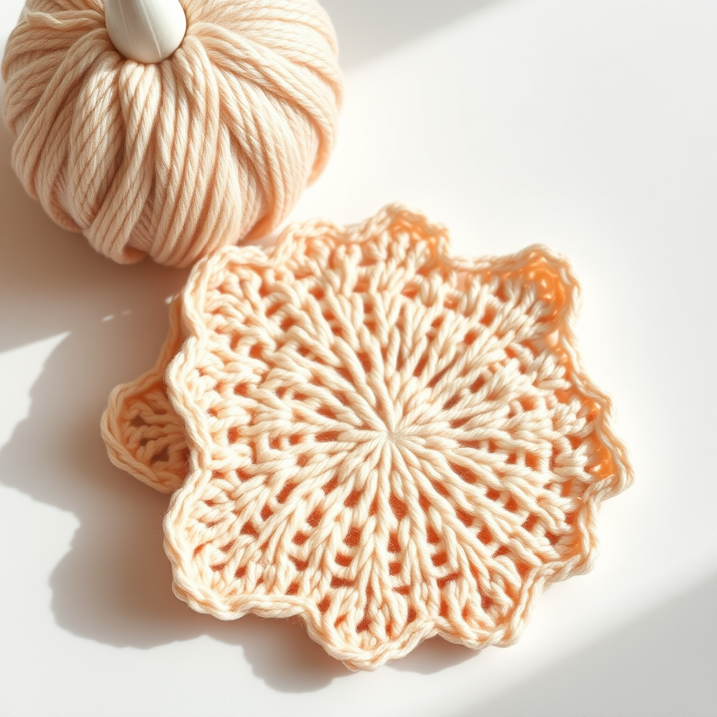 Sunburst Crochet Dishcloth Pattern